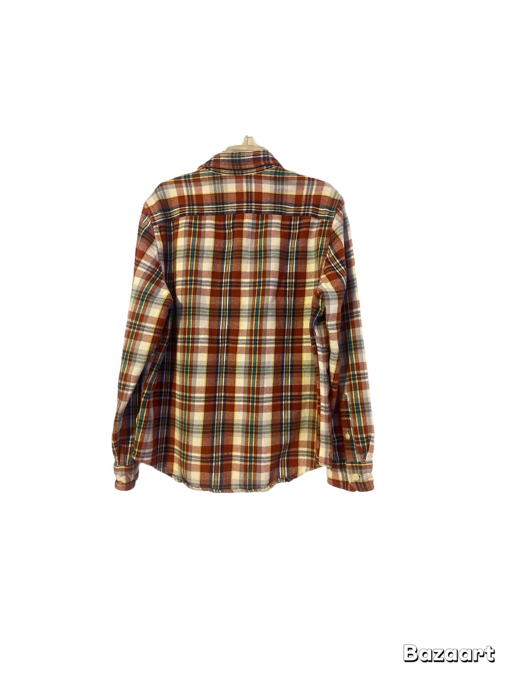 American Eagle Outfitters Red Multi Plaid Shirt Jacket - Picture 2 of 10